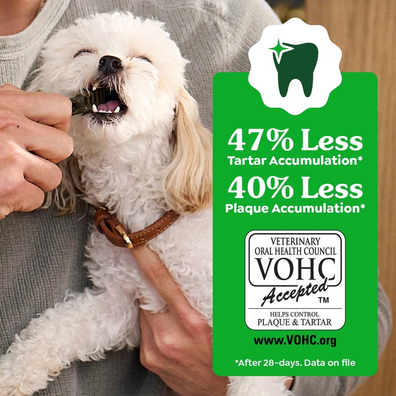 Greenies Veterinarian-Recommended Adult Natural Dental Dog Treats Petite Size, Original Flavor, (4) 30 ct Packs (120 Treats) - Image 5